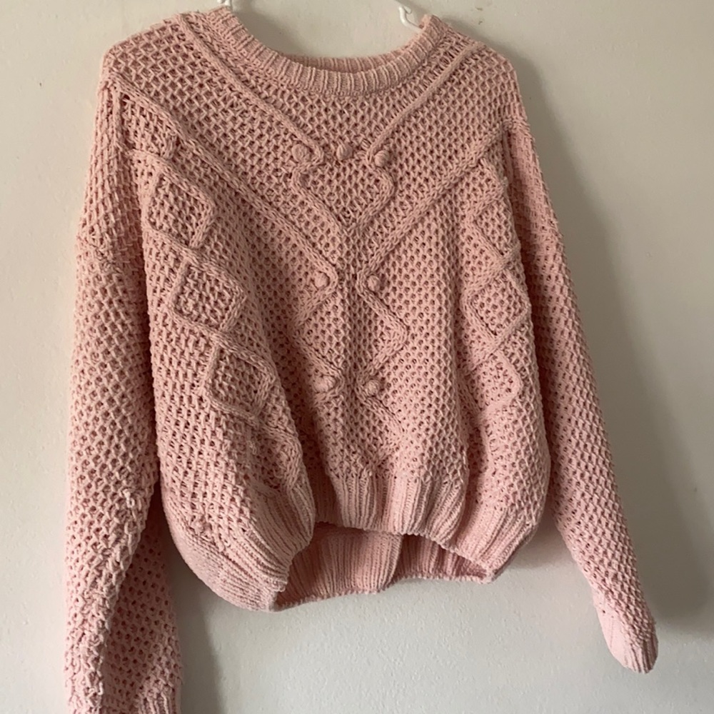 Light pink soft sweater